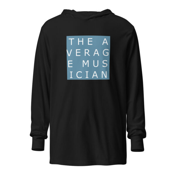 The Average Musician Logo Hooded long-sleeve tee