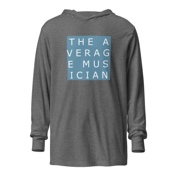The Average Musician Logo Hooded long-sleeve tee