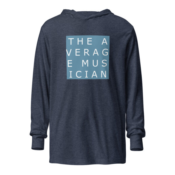The Average Musician Logo Hooded long-sleeve tee